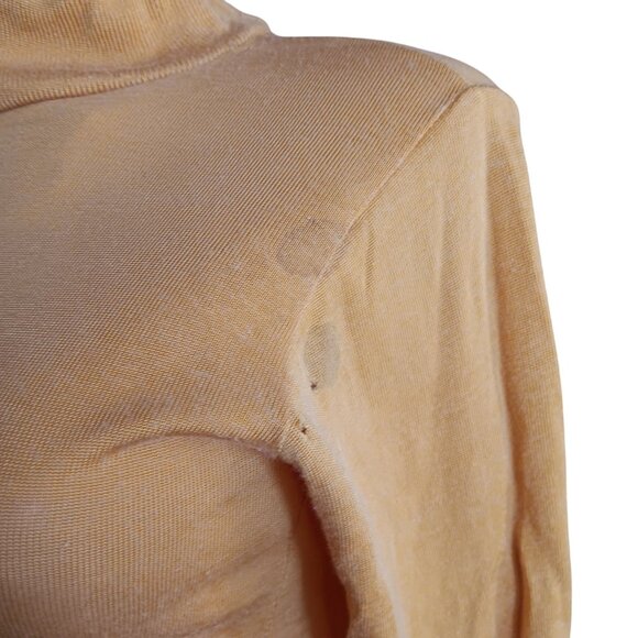 Vintage Women's XS T-shirt Single Stitch Mock Turtleneck 1960's Sterntex Paint - Picture 5 of 7